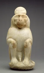 Pavian des Gottes Thoth (Marmor)